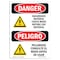 Signmission Safety Sign, OSHA, 14" Height, Rigid Plastic, Hazardous Material Check MSDS Spanish OS-DS-P-1014-VS-1659 - alternate 1